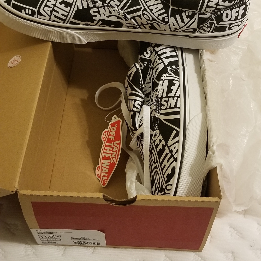 Vans Doheny "Off The Wall" All Over Print Black